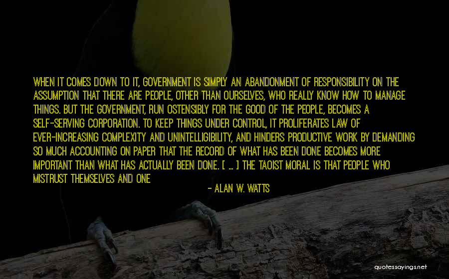 Self Demanding Quotes By Alan W. Watts Self Demanding Quotes By Alan W. Watts