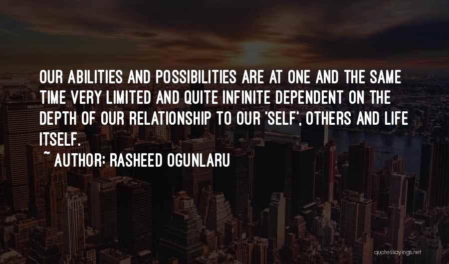 Self Dependent Quotes By Rasheed Ogunlaru