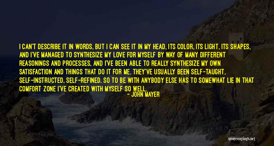 Self Describe Quotes By John Mayer Self Describe Quotes By John Mayer