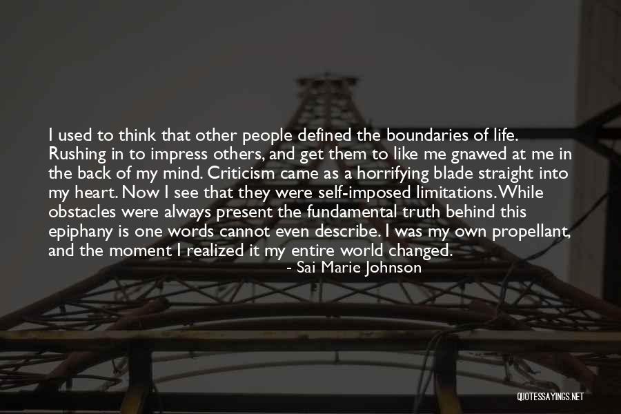 Self Describe Quotes By Sai Marie Johnson Self Describe Quotes By Sai Marie Johnson