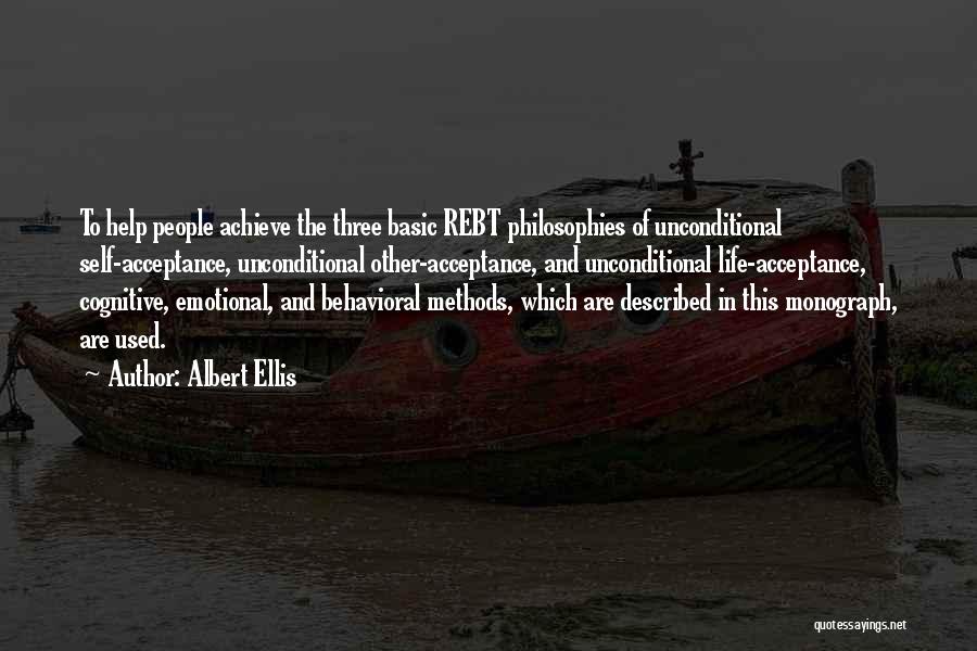Self Described Quotes By Albert Ellis