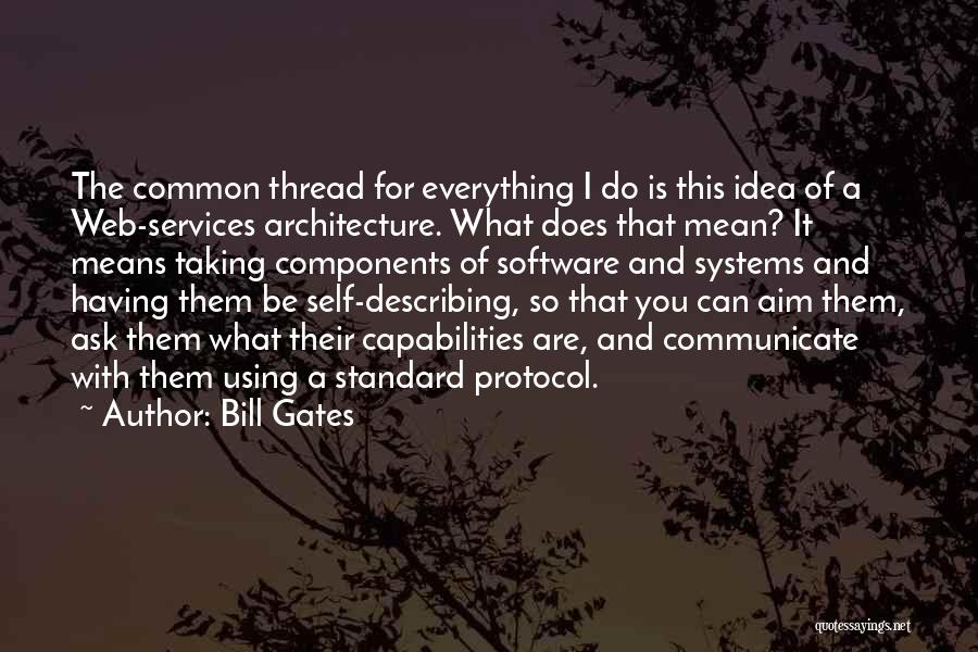 Self Describing Quotes By Bill Gates