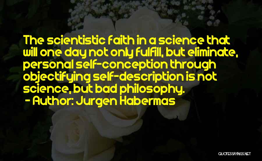 Self Description Quotes By Jurgen Habermas