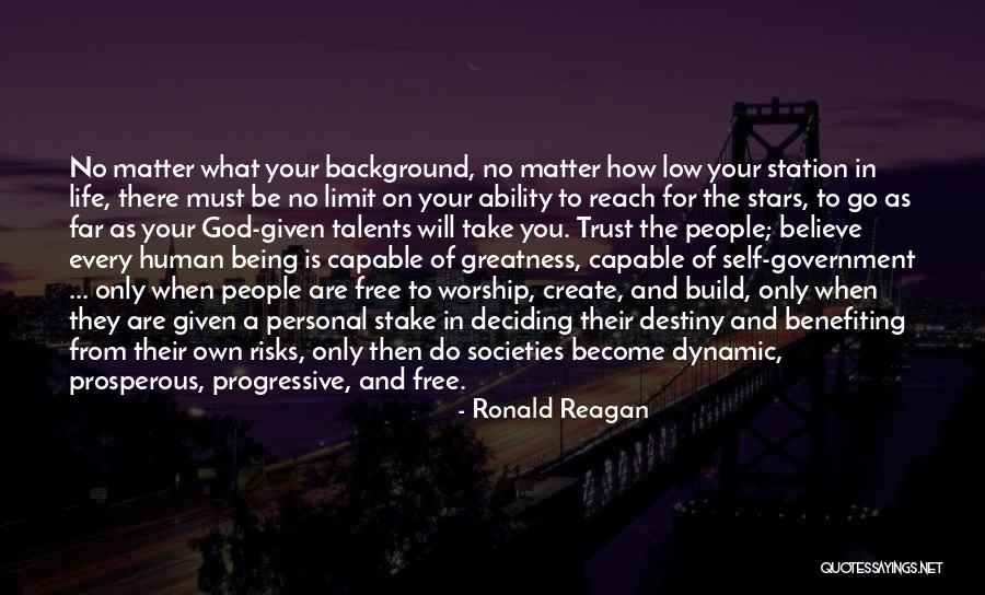 Self Destiny Quotes By Ronald Reagan Self Destiny Quotes By Ronald Reagan