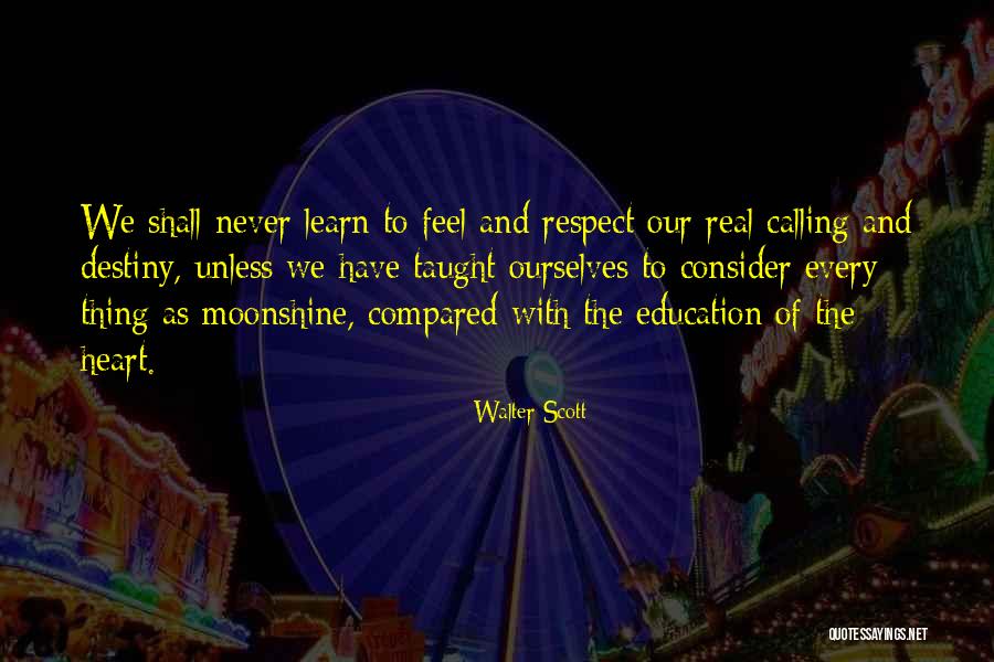 Self Destiny Quotes By Walter Scott Self Destiny Quotes By Walter Scott