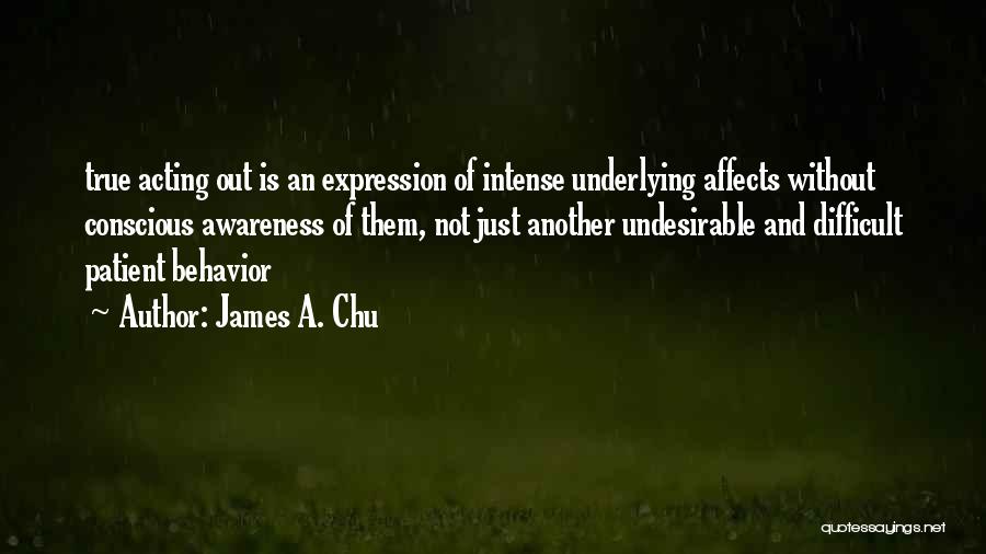 Self Destructive Behavior Quotes By James A. Chu