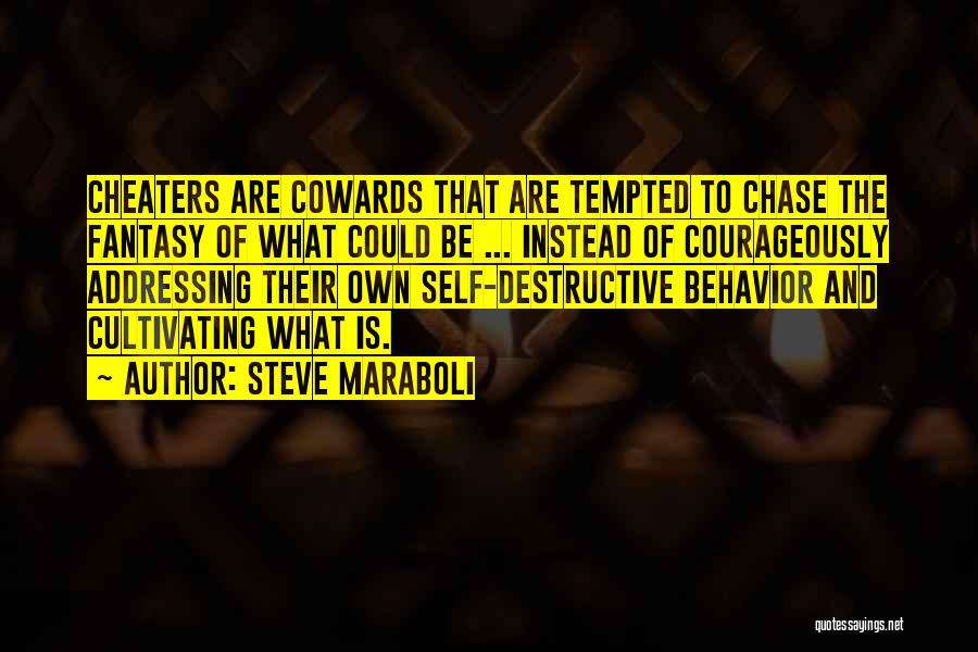 Self Destructive Behavior Quotes By Steve Maraboli