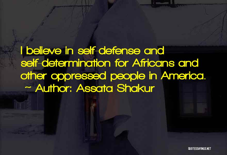 Self Determination Quotes By Assata Shakur