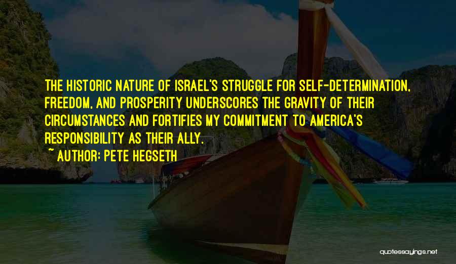 Self Determination Quotes By Pete Hegseth