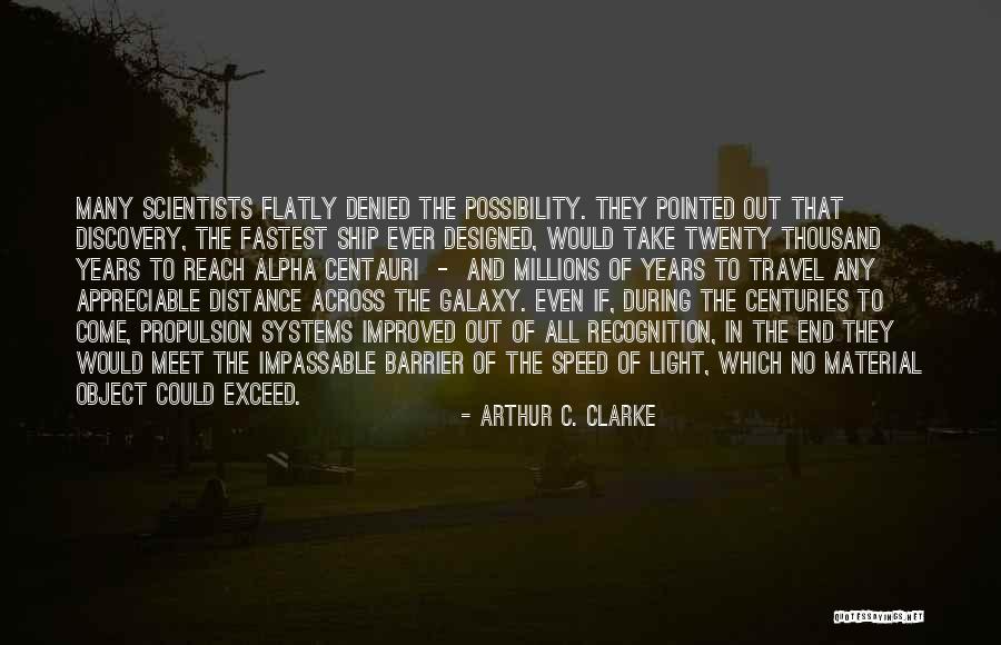 Self Discovery And Travel Quotes By Arthur C. Clarke