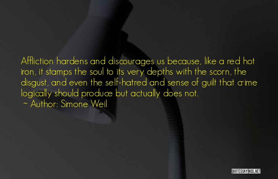 Self Disgust Quotes By Simone Weil