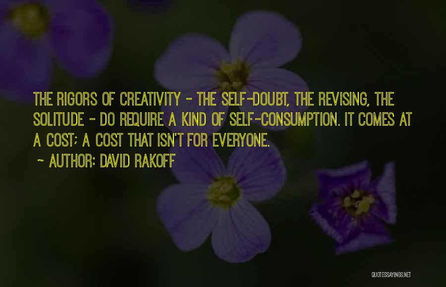 Self Doubt Quotes By David Rakoff