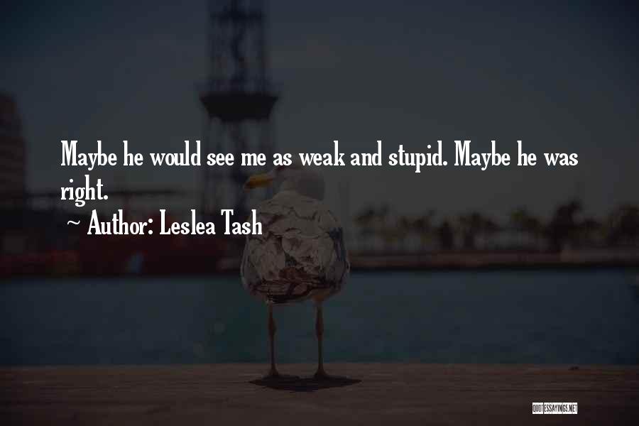 Self Doubt Quotes By Leslea Tash