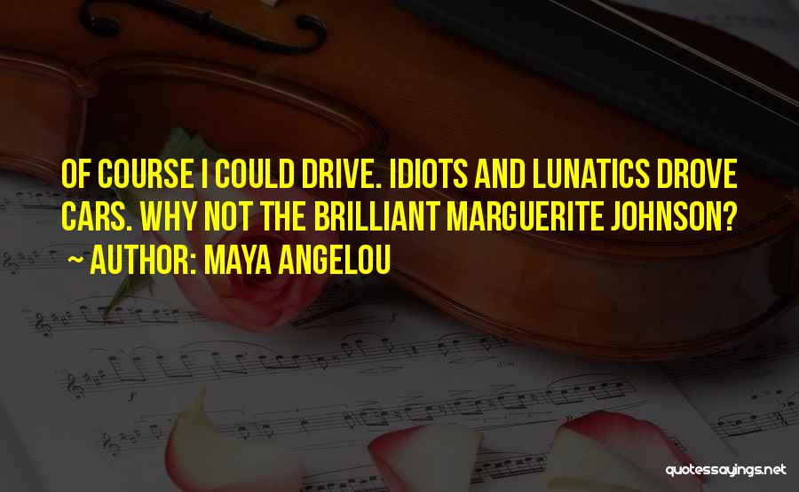 Self Driving Cars Quotes By Maya Angelou