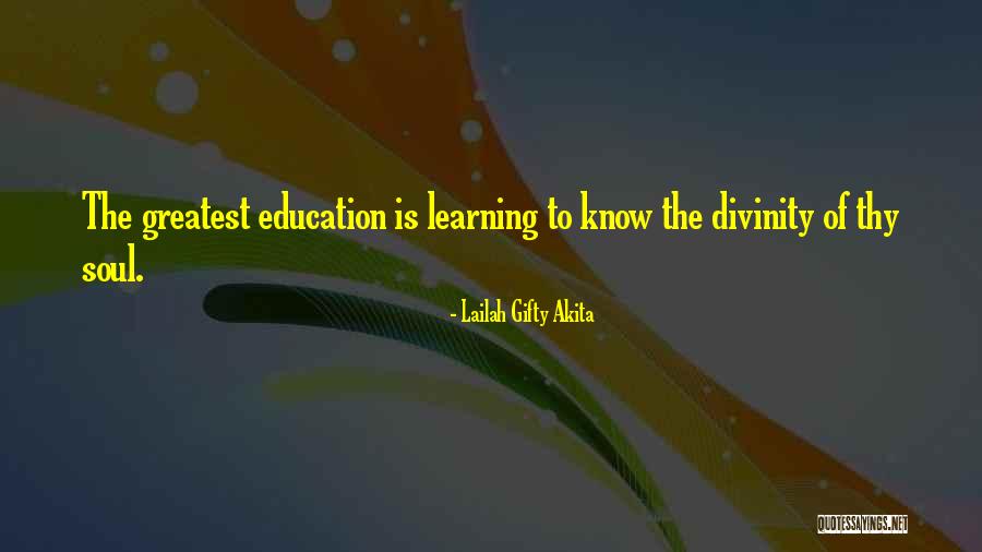 Self Education Quotes By Lailah Gifty Akita