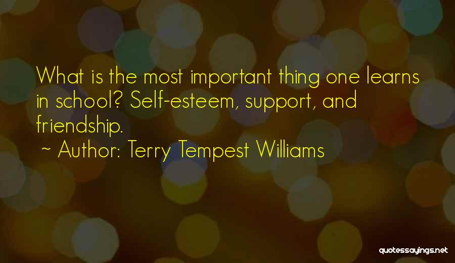 Self Education Quotes By Terry Tempest Williams