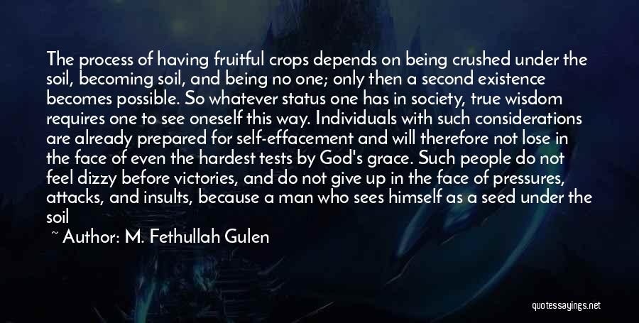 Self Effacement Quotes By M. Fethullah Gulen