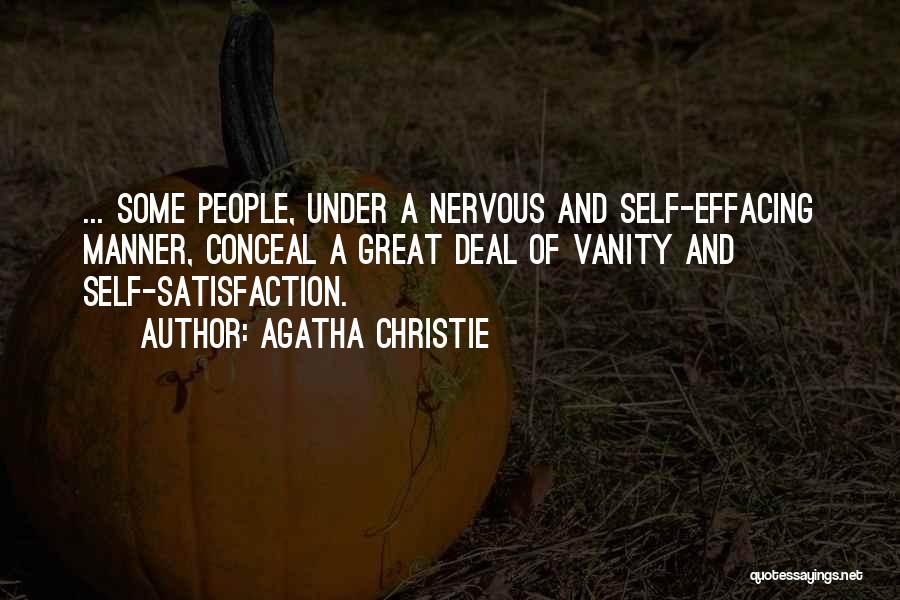 Self Effacing Quotes By Agatha Christie