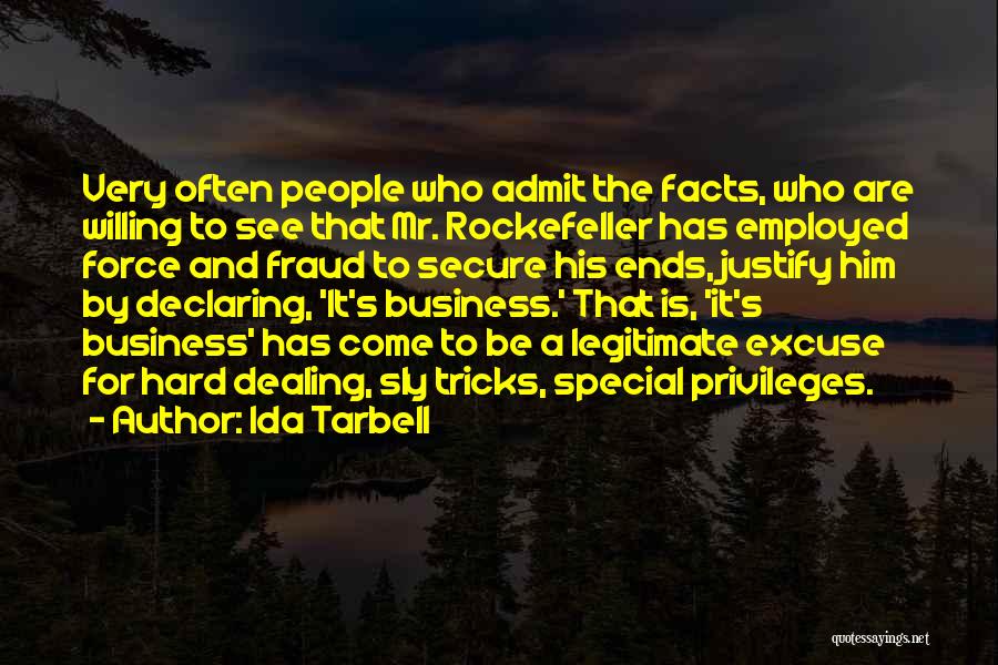 Self Employed Business Quotes By Ida Tarbell