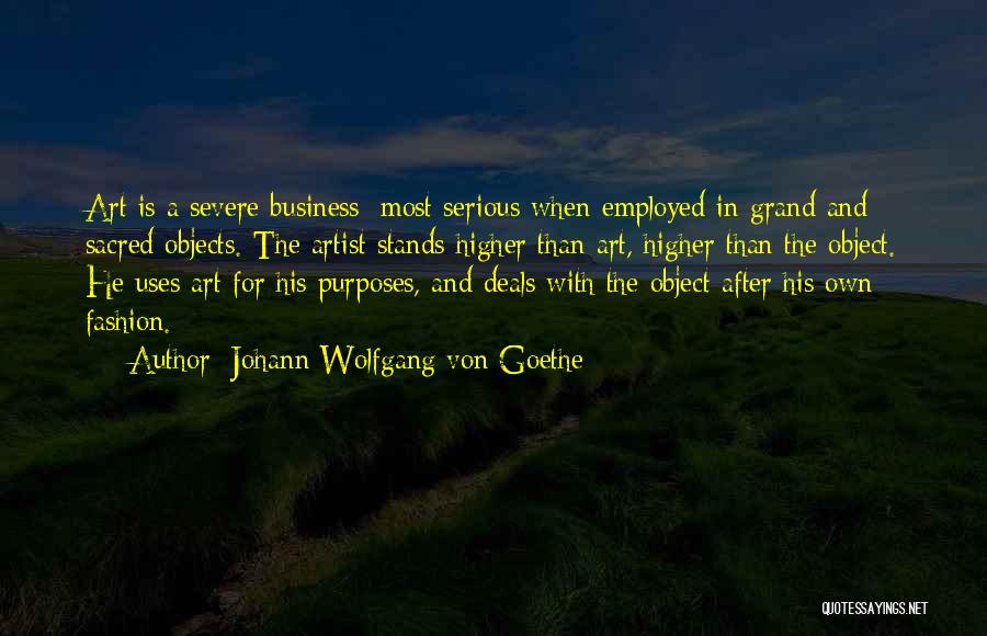 Self Employed Business Quotes By Johann Wolfgang Von Goethe