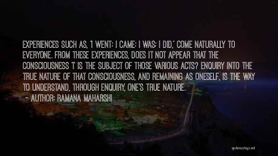 Self Enquiry Quotes By Ramana Maharshi