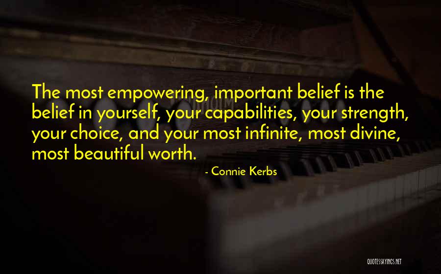 Self Esteem And Beauty Quotes By Connie Kerbs