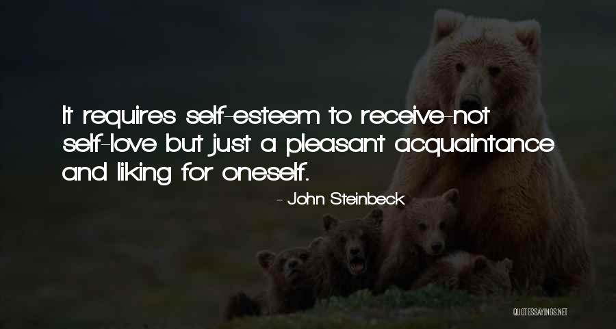 Self Esteem And Love Quotes By John Steinbeck Self Esteem And Love Quotes By John Steinbeck