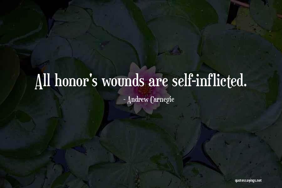 Self Esteem Honor Quotes By Andrew Carnegie Self Esteem Honor Quotes By Andrew Carnegie