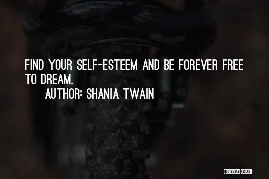 Self Esteem Motivational Quotes By Shania Twain
