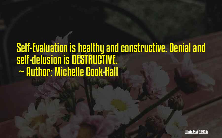 Self Evaluation Quotes By Michelle Cook-Hall