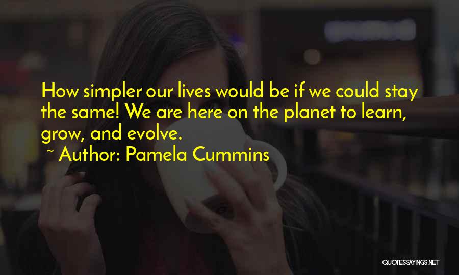 Self Evolving Quotes By Pamela Cummins