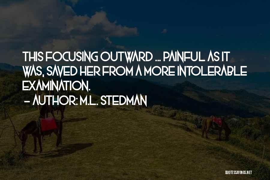 Self Examination Quotes By M.L. Stedman