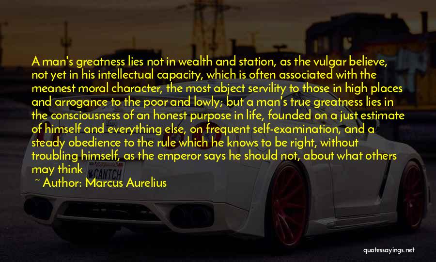 Self Examination Quotes By Marcus Aurelius