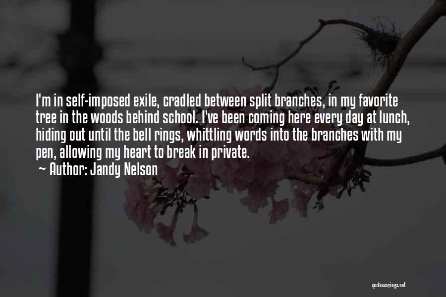 Self Exile Quotes By Jandy Nelson