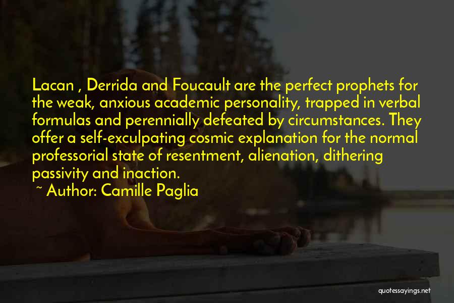 Self Explanation Quotes By Camille Paglia