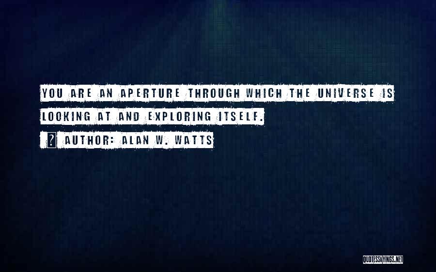 Self Exploring Quotes By Alan W. Watts