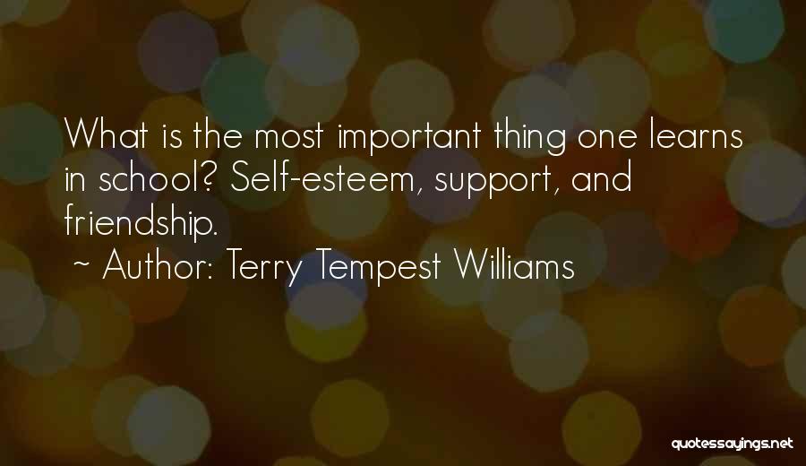 Self Friendship Quotes By Terry Tempest Williams