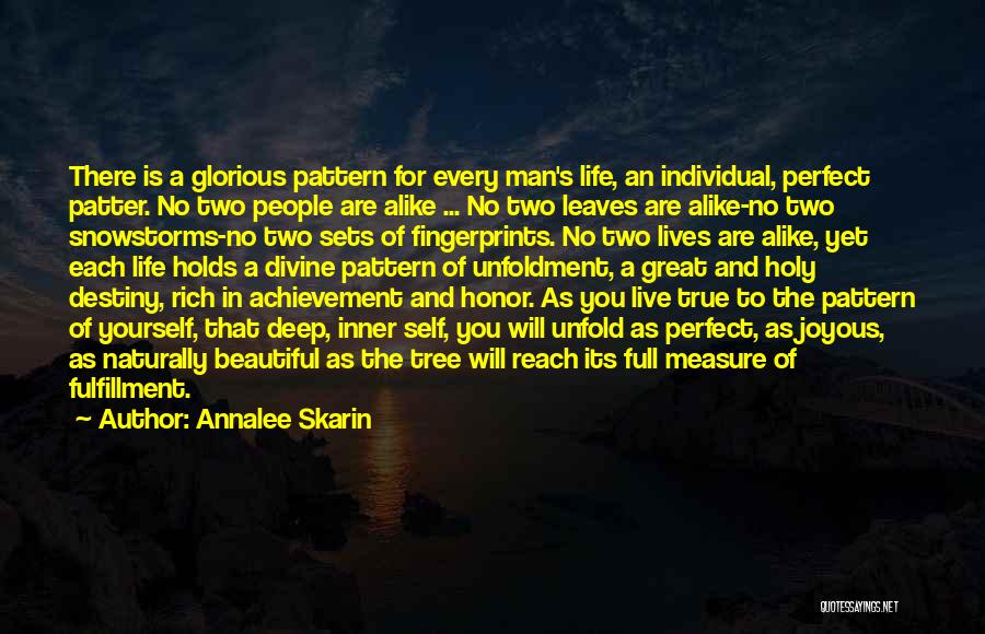 Self Fulfillment Quotes By Annalee Skarin