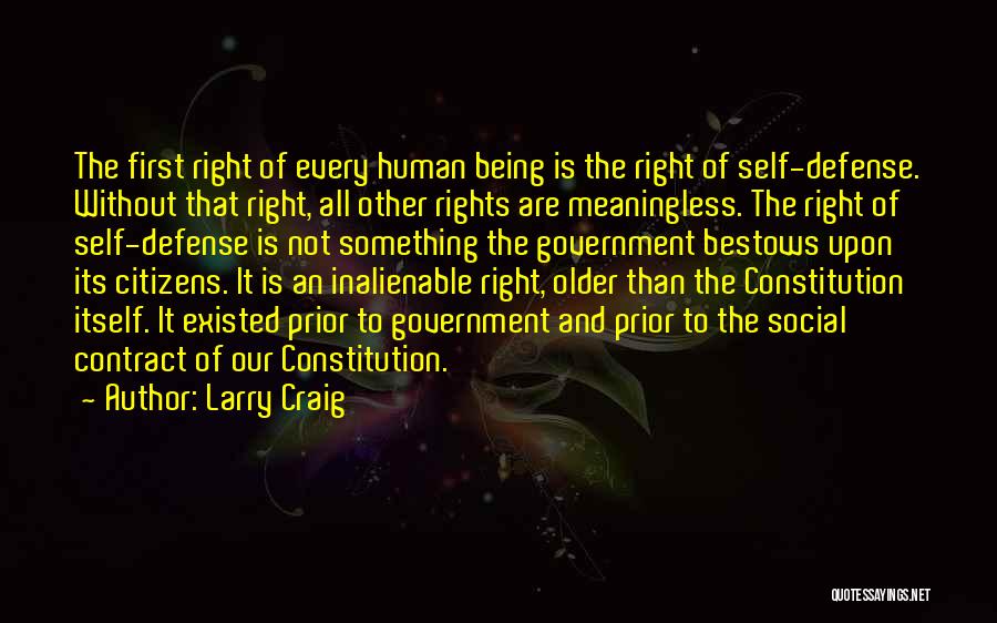 Self Government Quotes By Larry Craig