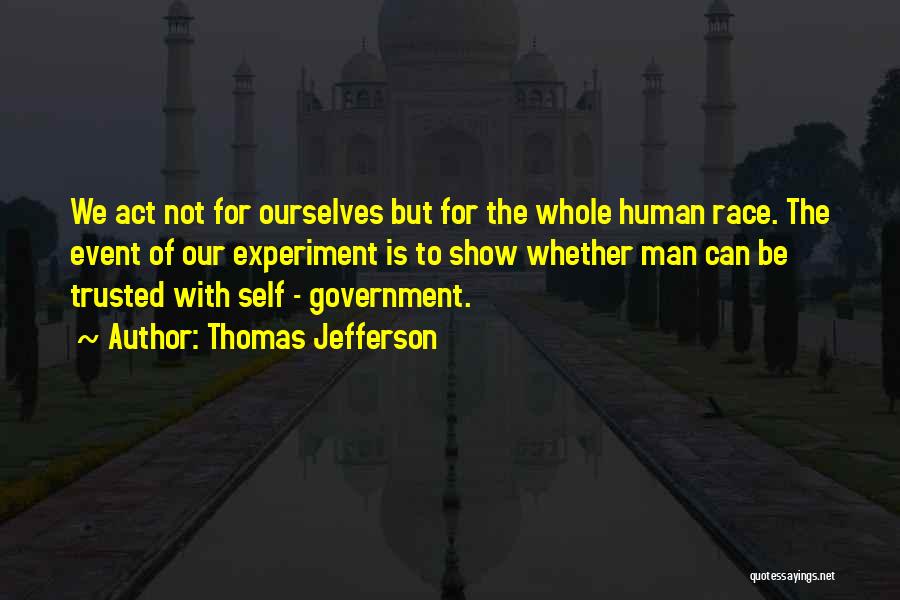Self Government Quotes By Thomas Jefferson