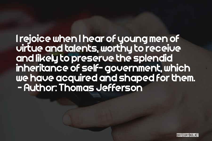 Self Government Quotes By Thomas Jefferson