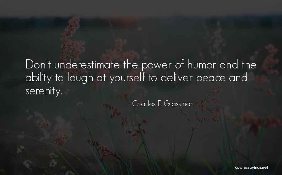 Self Growth And Improvement Quotes By Charles F. Glassman Self Growth And Improvement Quotes By Charles F. Glassman