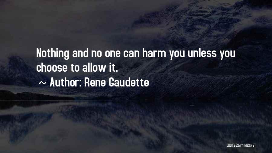 Self Harm Quotes By Rene Gaudette