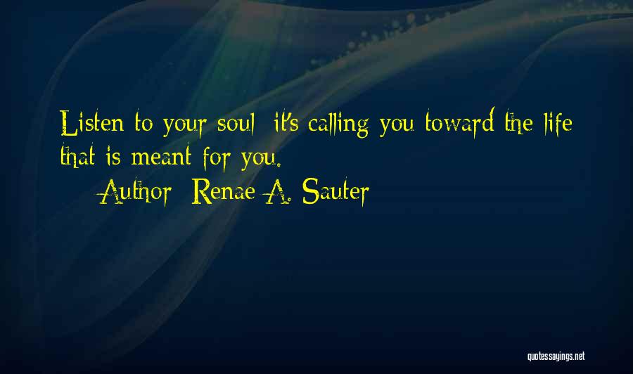 Self Health Quotes By Renae A. Sauter