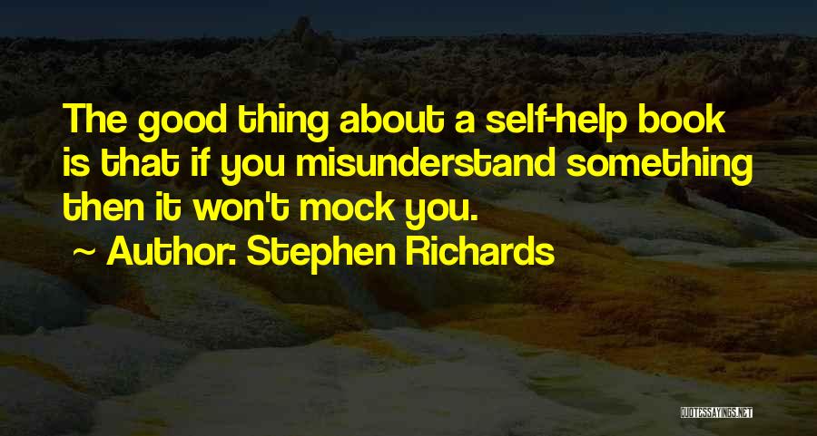 Self Help Book Quotes By Stephen Richards