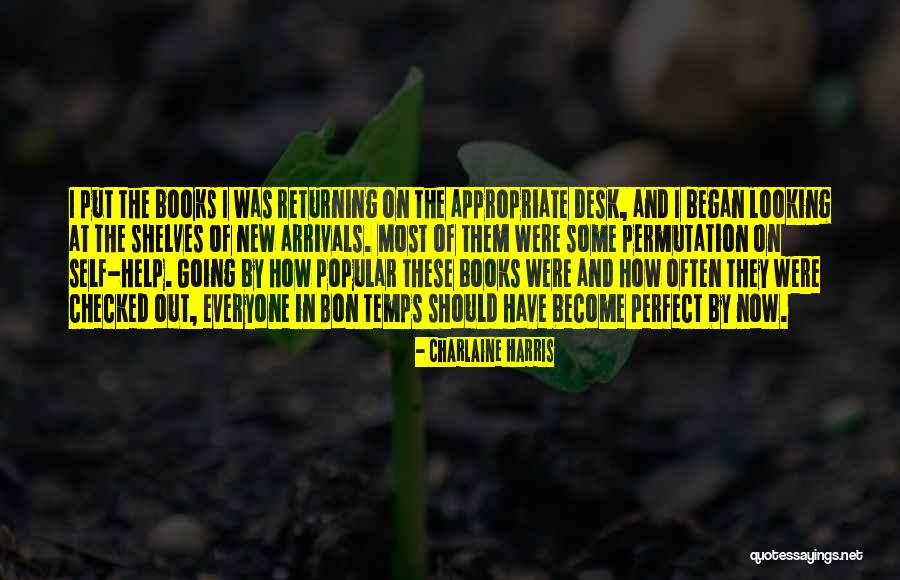 Self Help Books Quotes By Charlaine Harris