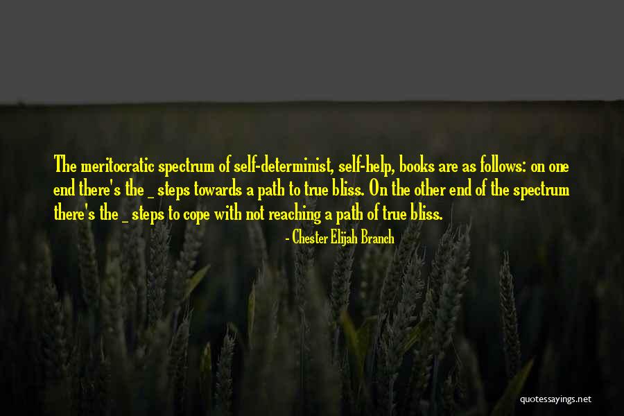 Self Help Books Quotes By Chester Elijah Branch
