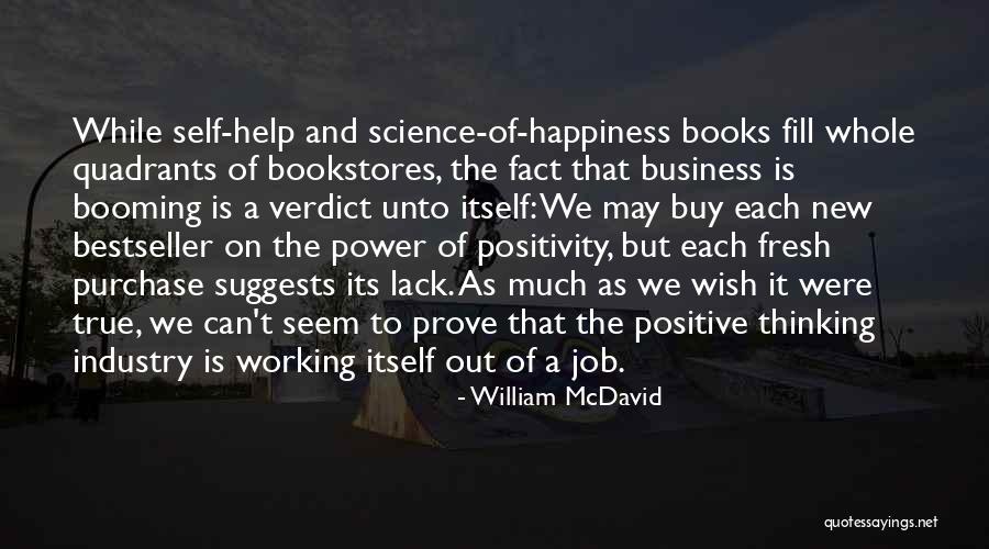 Self Help Books Quotes By William McDavid
