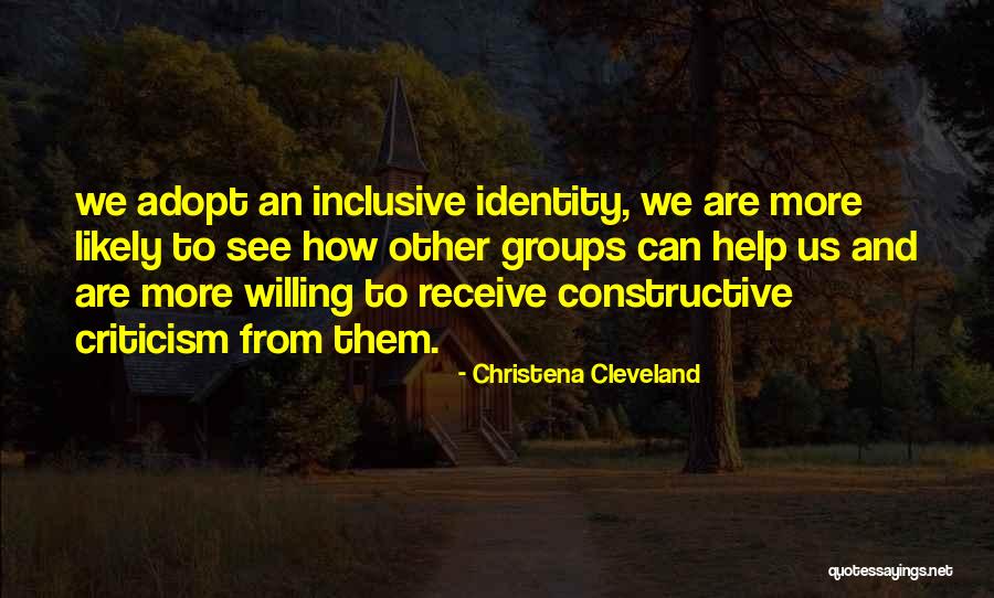 Self Help Groups Quotes By Christena Cleveland Self Help Groups Quotes By Christena Cleveland