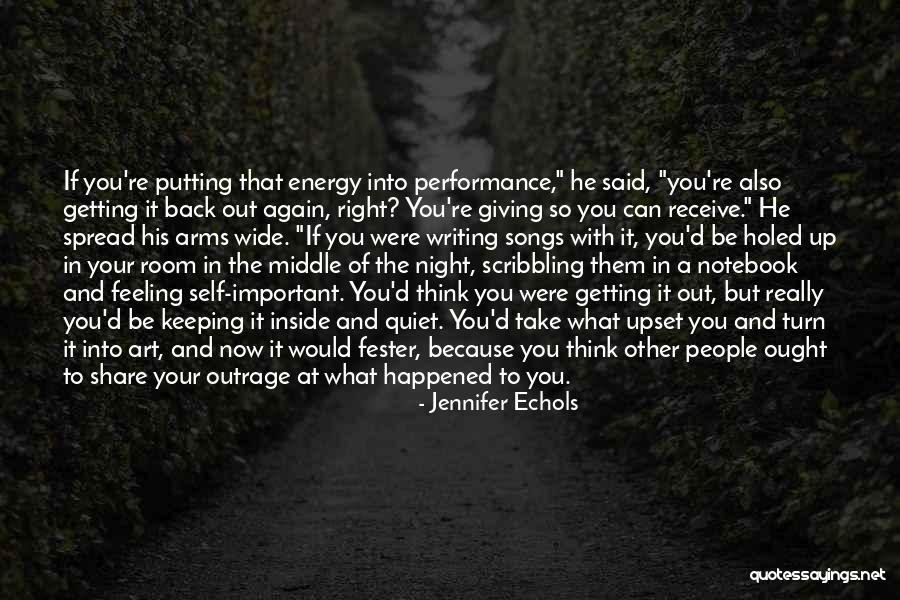 Self Importance Quotes By Jennifer Echols Self Importance Quotes By Jennifer Echols